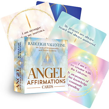 Angel Affirmations Cards 44 Cards of Empowerment and Divine Guidance - Radleigh Valentine.