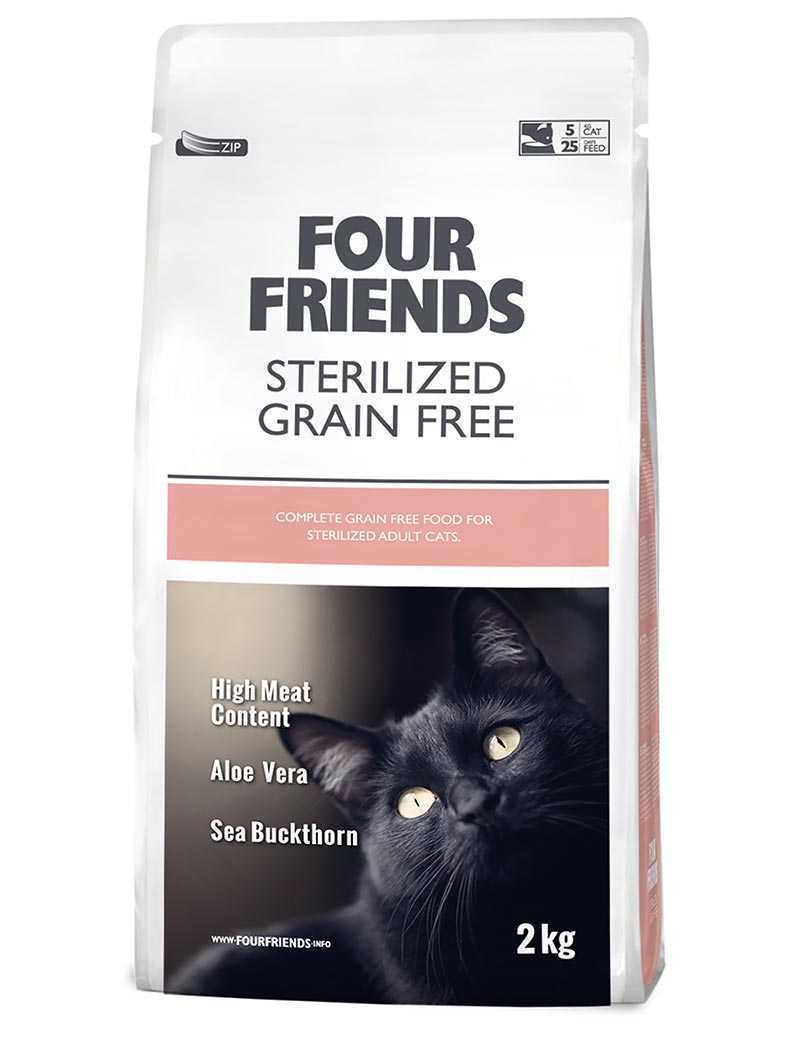 Four Friends Grainfree Sterilized 2kg