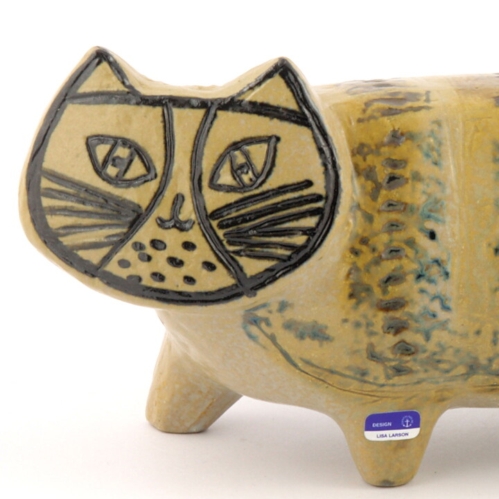 リサラーソン 猫 Stora Zoo Katt (大きな動物園) シリーズ  1957年 33/12cm (1)