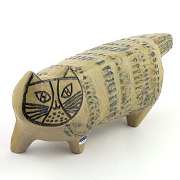 Lisa Larson (Large Zoo 1957) Captivating Cat 33/12 cm (1)