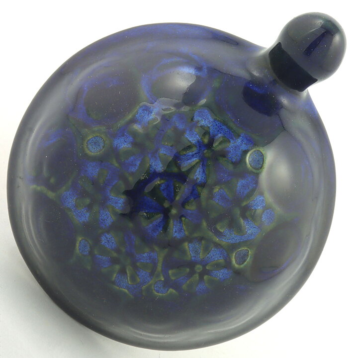 Lisa Larson (Sköldpaddor 1963) Blue Turtle with Relief Decor 10 cm (3)