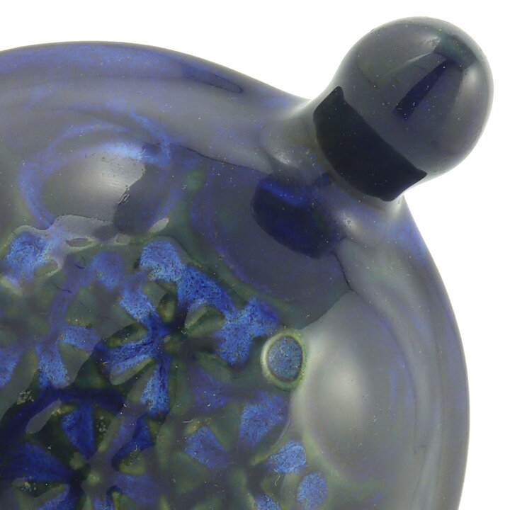 Lisa Larson (Sköldpaddor 1963) Blue Turtle with Relief Decor 10 cm (3)