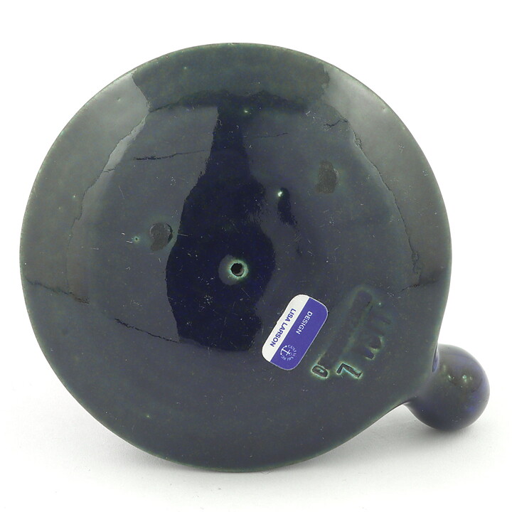 Lisa Larson (Sköldpaddor 1963) Blue Turtle with Relief Decor 10 cm (3)