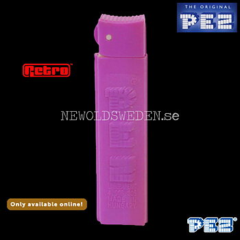 PEZ Dispenser RETRO PURPLE + Candy - Collector figure - Retro