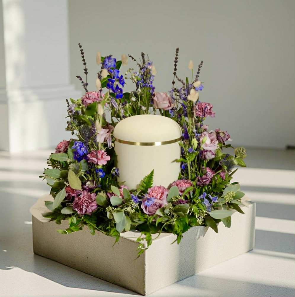 Urn dekoration  "färgstark vår" 75501