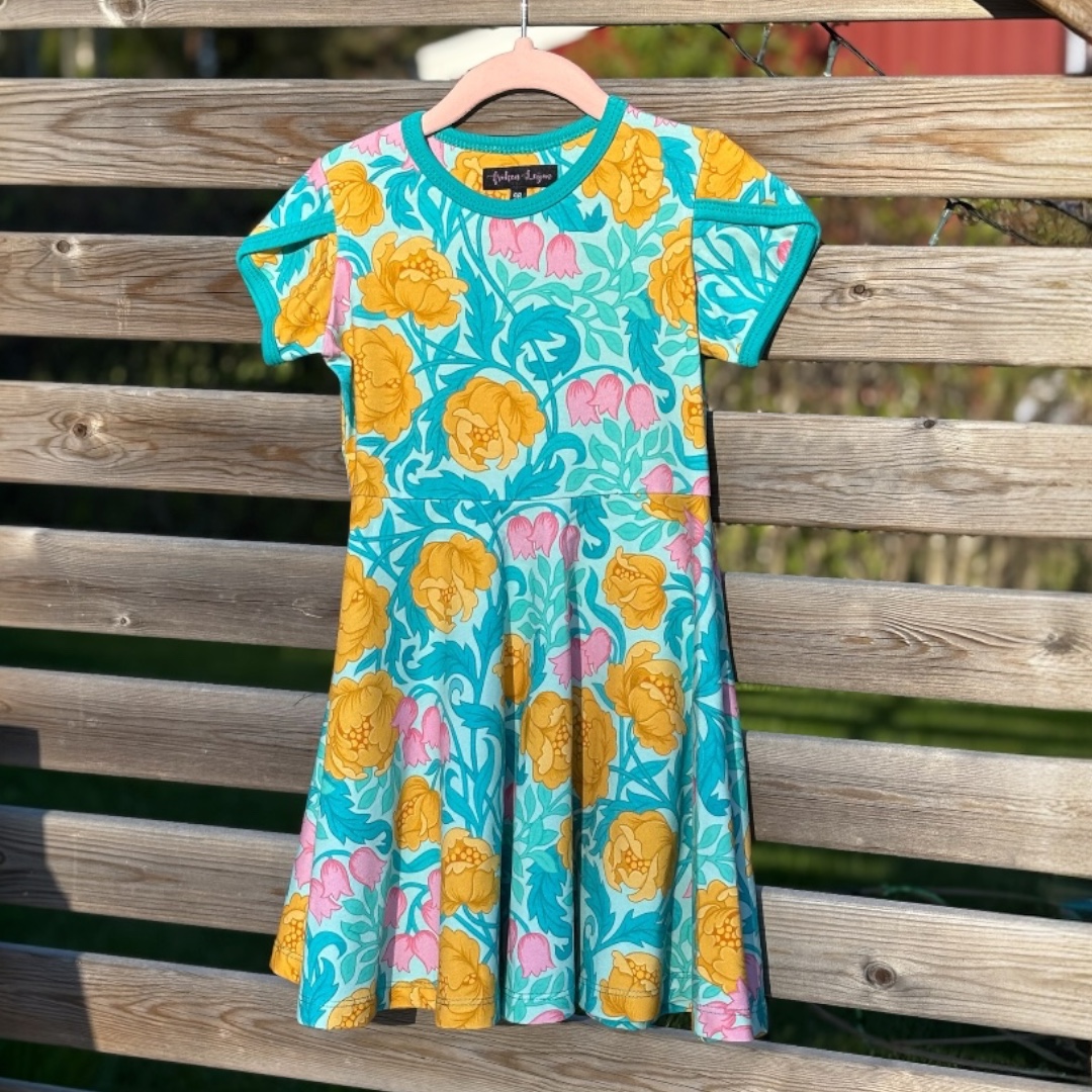 Children's dress "Rosie" turquoise - 9