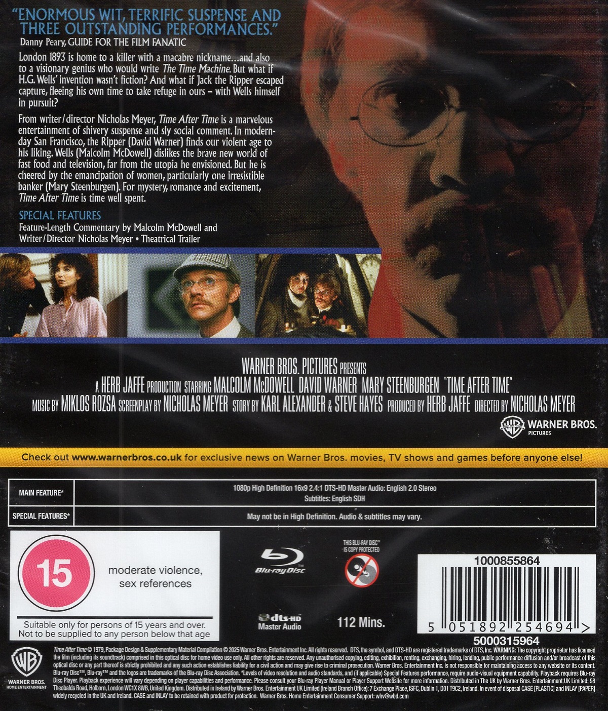 Time After Time (ej svensk text) (Blu-ray) - 2