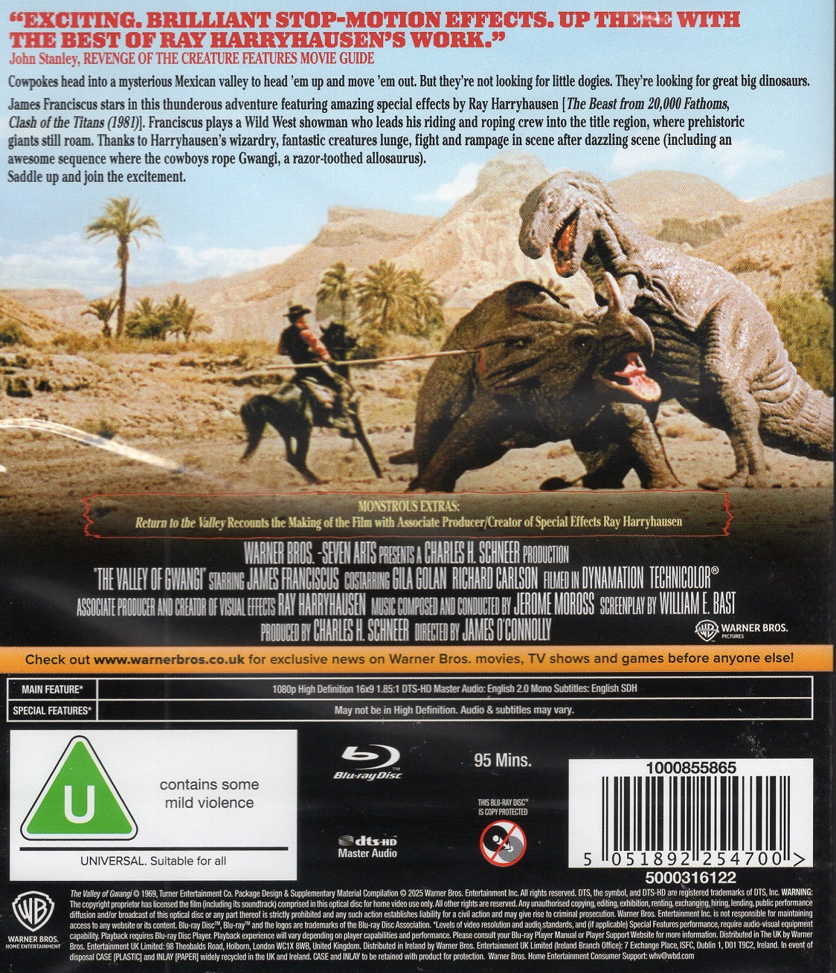 The Valley of Gwangi (ej svensk text) (Blu-ray) - 2