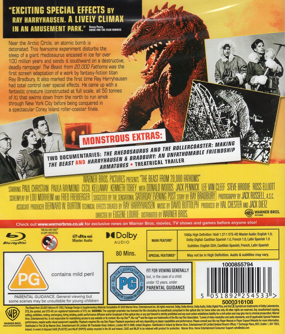 The Beast from 20,000 Fathoms (ej svensk text) (Blu-ray) - 2