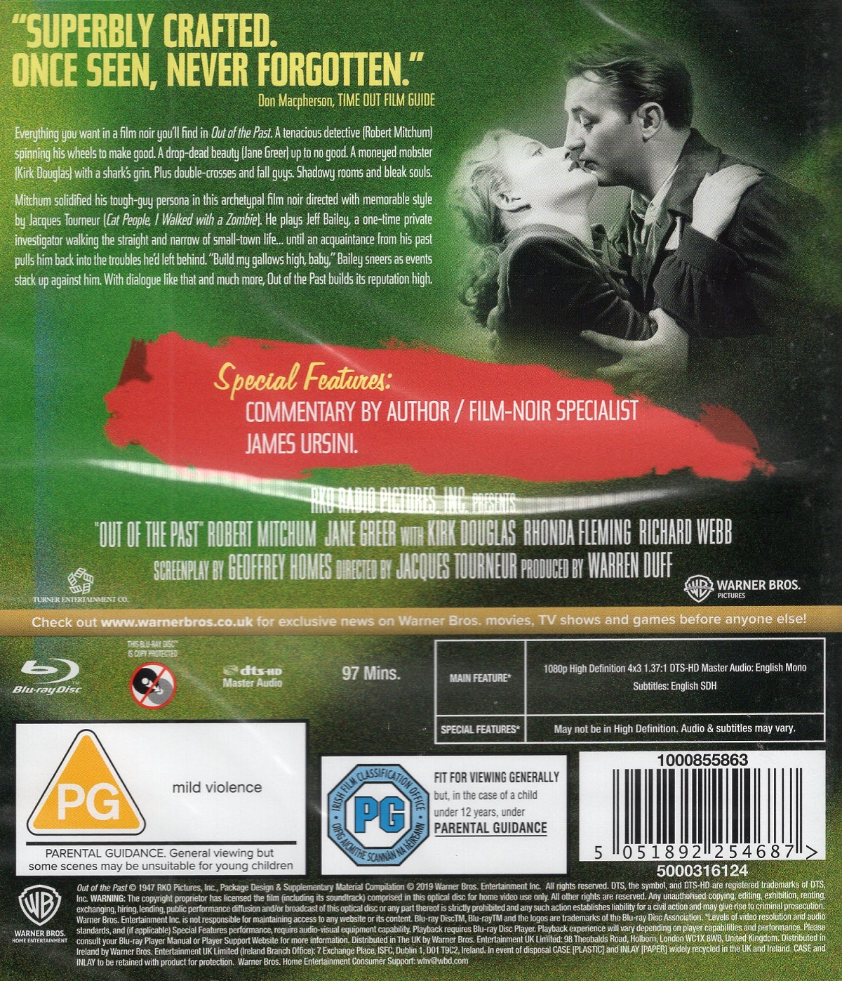 Out of the Past (ej svensk text) (Blu-ray) - 2