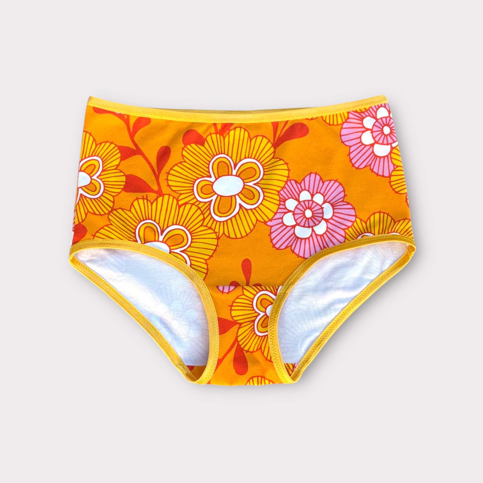 Trosa med hög midja ”Esme" orange