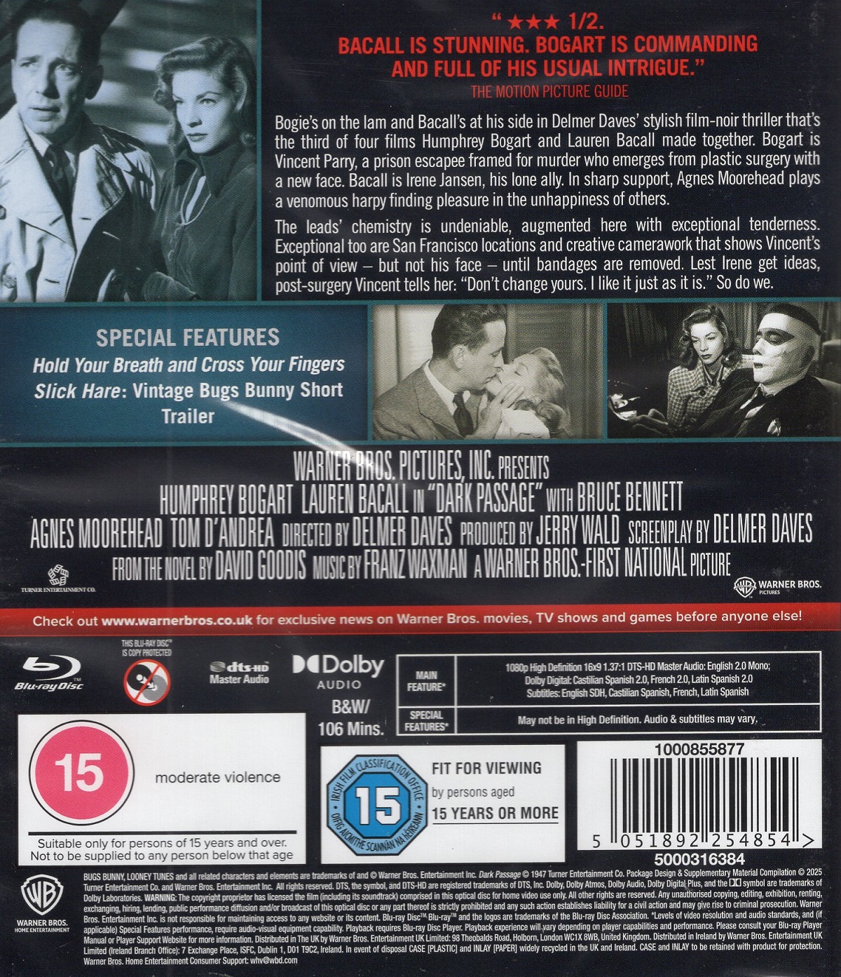 Dark Passage (ej svensk text) (Blu-ray) - 2