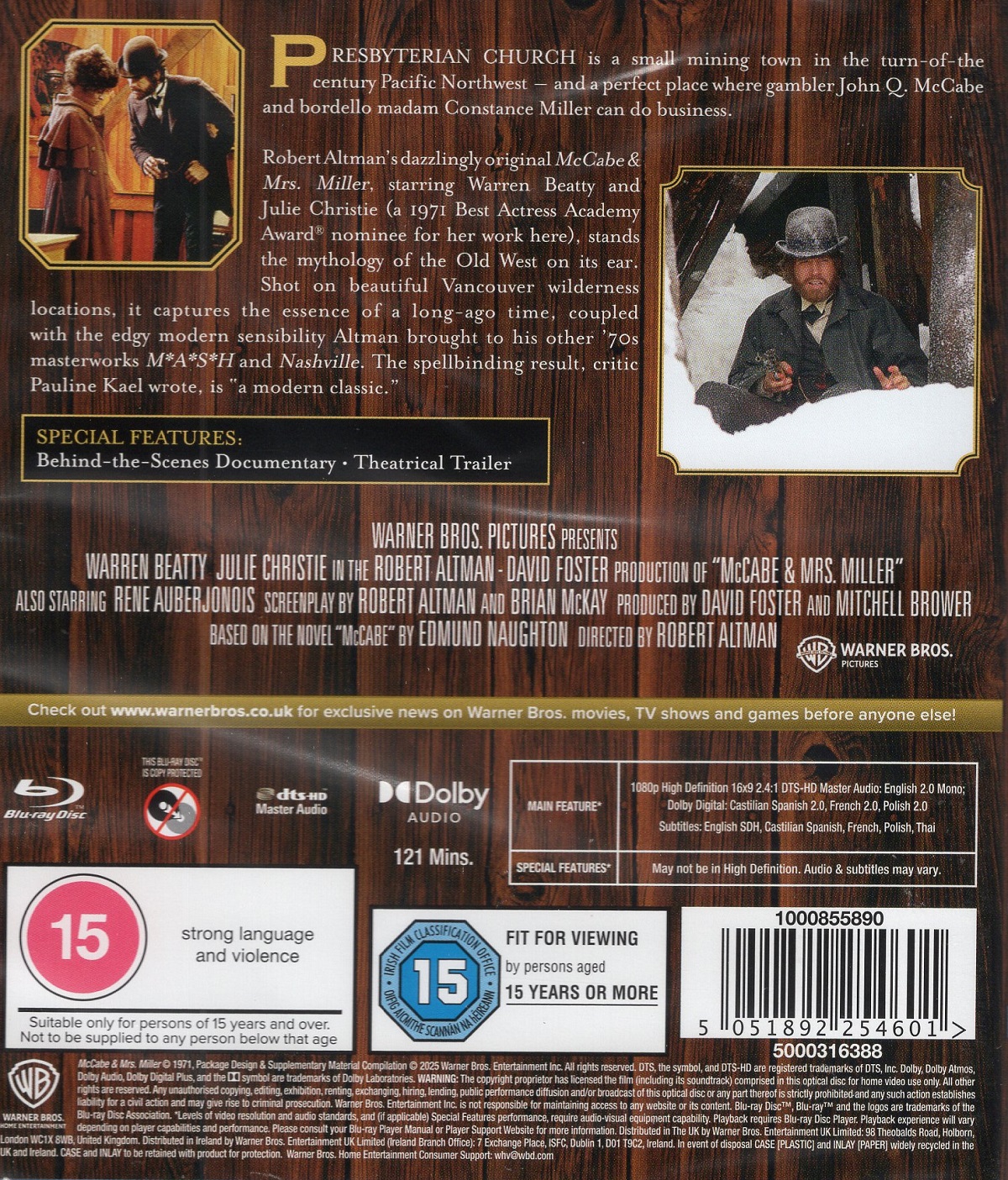 McCabe & Mrs. Miller (ej svensk text) (Blu-ray) - 2