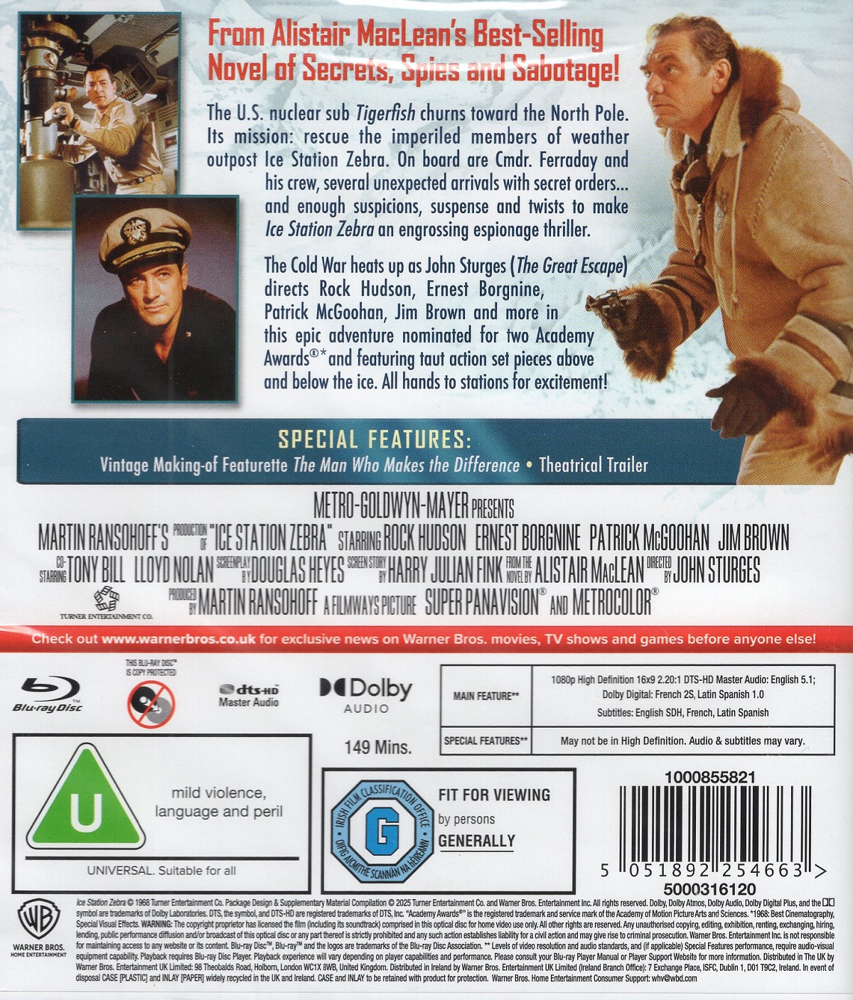 Ice Station Zebra (ej svensk text) (Blu-ray) - 2
