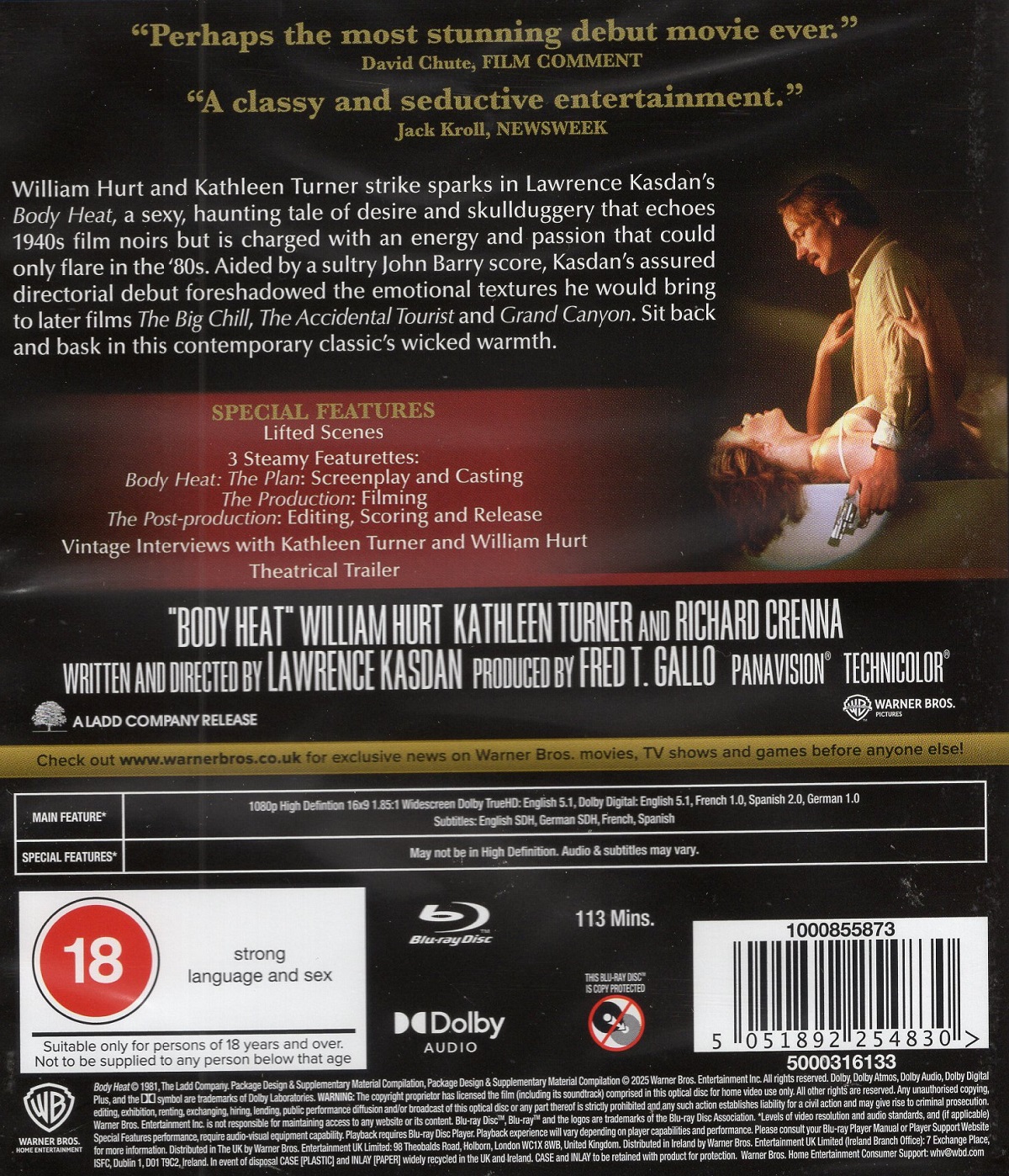 Body Heat (ej svensk text) (Blu-ray) - 2