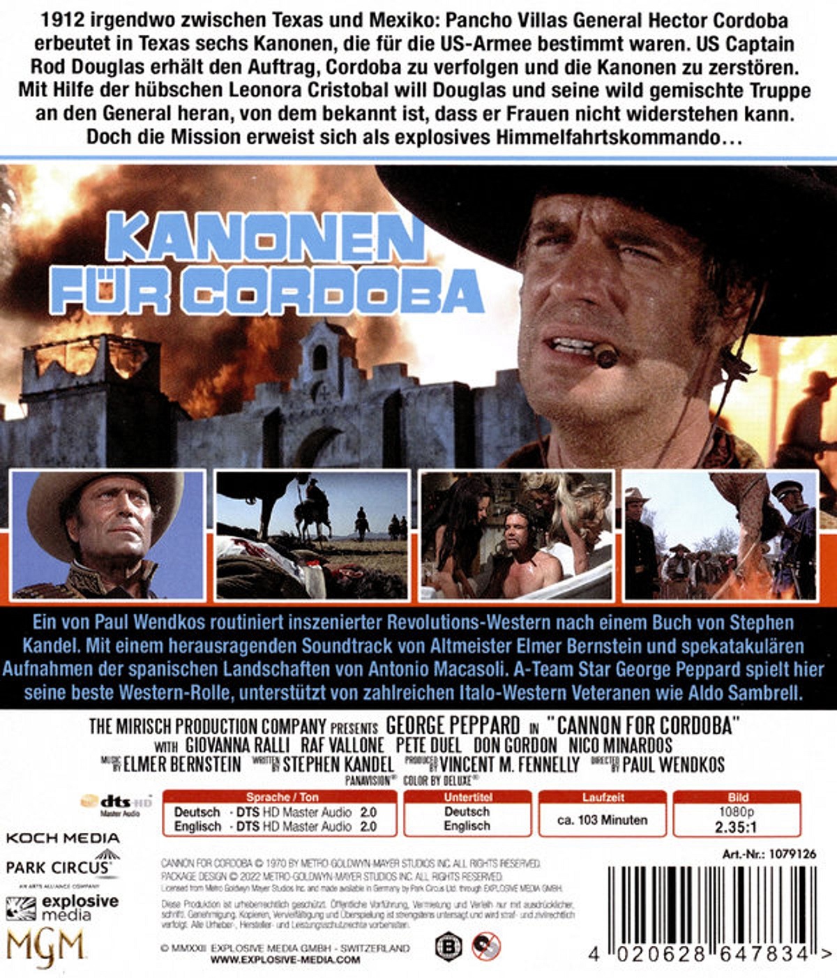 Cannon For Cordoba (ej svensk text) (Blu-ray) - 2