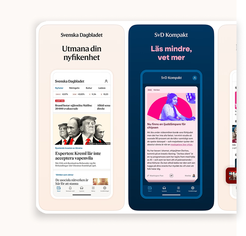 How Svenska Dagbladet (SvD) meets its readers in a digital age