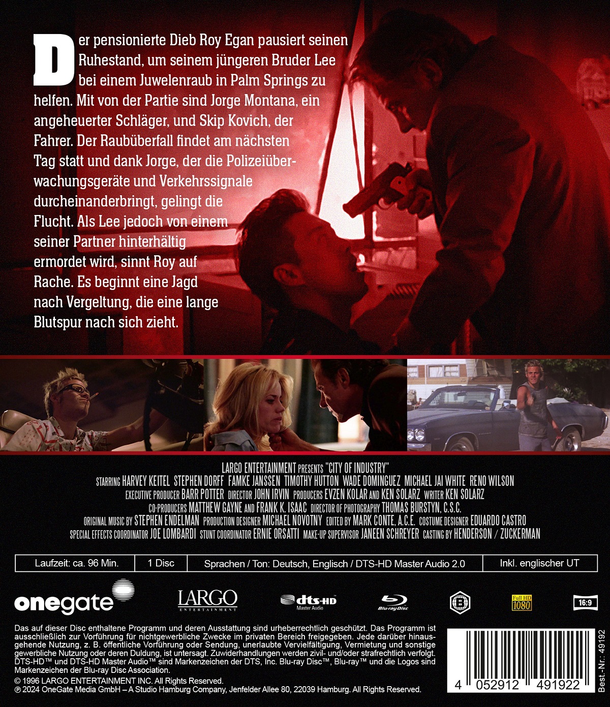 City of Industry (ej svensk text) (Blu-ray) - 2