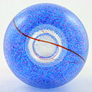 Bertil Vallien (Meridian 1989) Blue/Red Swelling Vase 19 cm