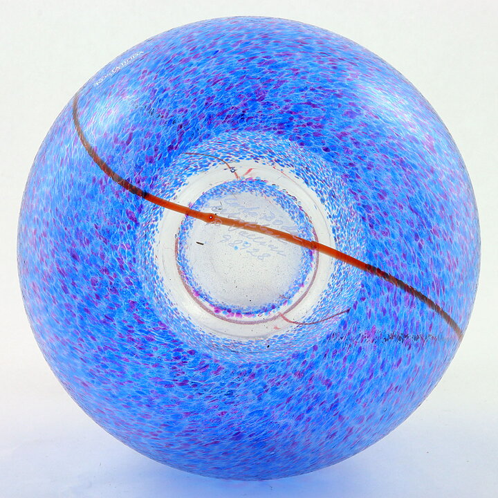 バーティル･ヴァリーン  Meridianシリーズ  青/赤色のベース  19cm  1989年 