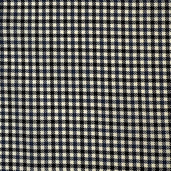 Pure Merino Twill Checks Blue/Black/White
