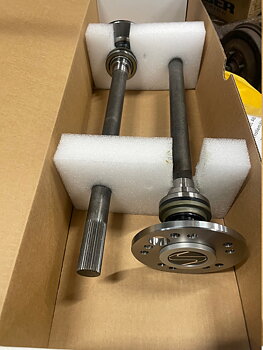 Strange drivaxlar 31 spline L = 23,50" + 27,375"