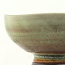ベルント・フリーベリ  一点もの  赤茶色と青緑色のボウル  4.5cm  1974年