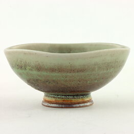 Berndt Friberg (1974) Unique Oxblood and Celadon Bowl 4,5 cm