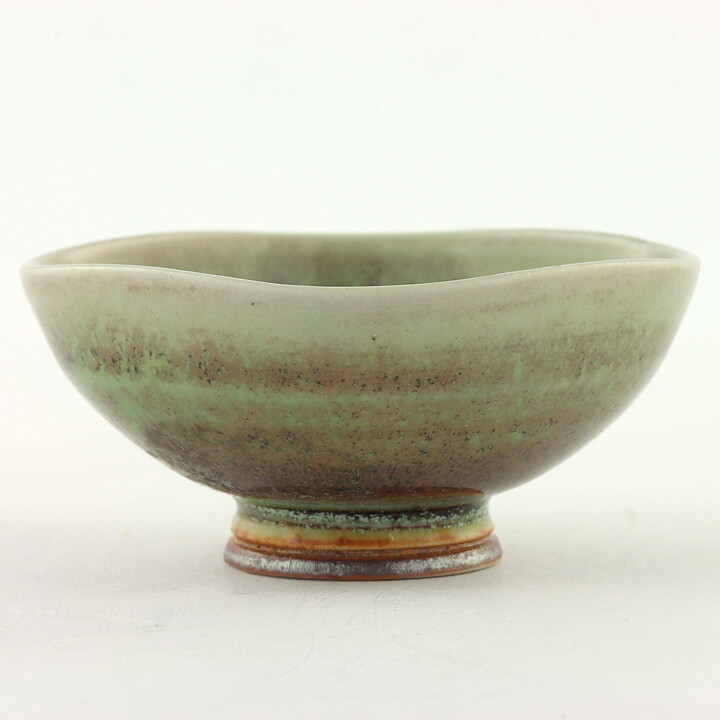 Berndt Friberg (1974) Unique Oxblood and Celadon Bowl 4,5 cm