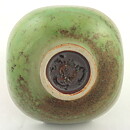 ベルント・フリーベリ  一点もの  赤茶色と青緑色のボウル  4.5cm  1974年