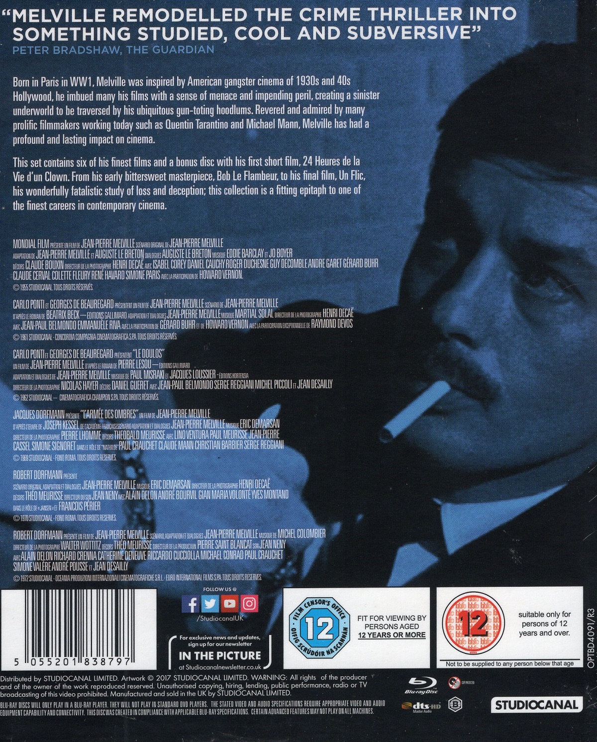 Jean-Pierre Melville Collection (ej svensk text) (Blu-ray) - 2