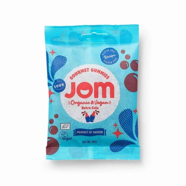 ekologisk vegansk cola godis jom