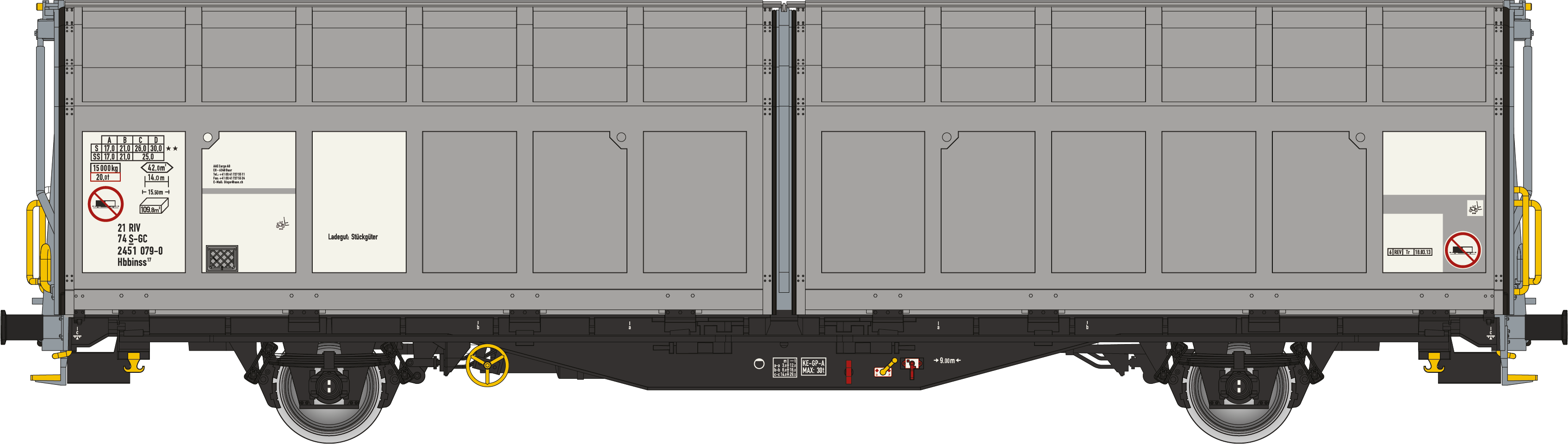 Covered wagon Hbbinss, S-GC, VI