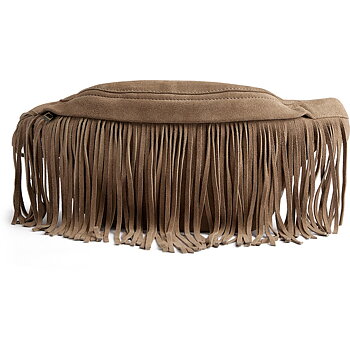 Depeche - Suede Bumbag Fringes Sand