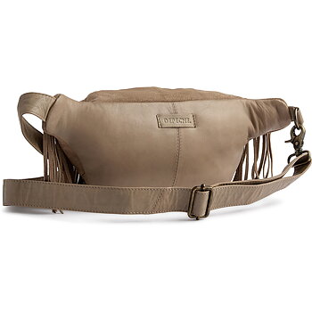 Depeche - Suede Bumbag Fringes Sand