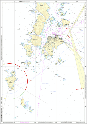 Sjökort Käringön - Måseskär 1:10.000