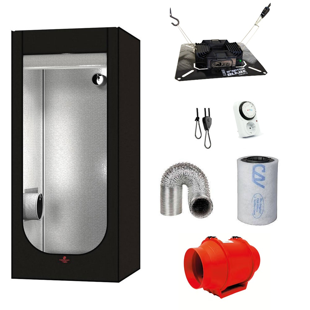 Hydro Shoot 60 - LED Switch Blade 150W  LED paket 60x60x160cm