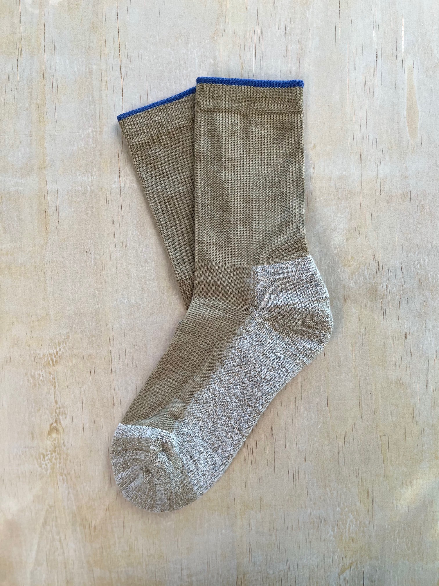 Filtad merinostrumpa Beige