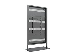 M Pro Series Enclosure 86" Totem Floorbase Black
