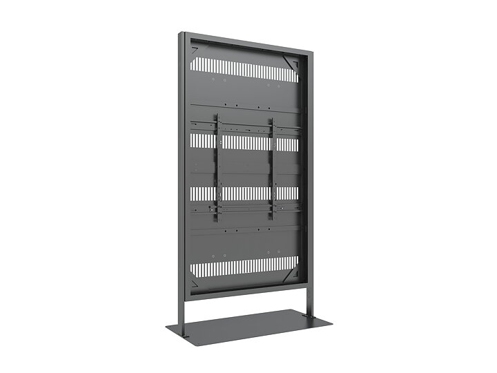 M Pro Series Enclosure 86" Totem Floorbase Black