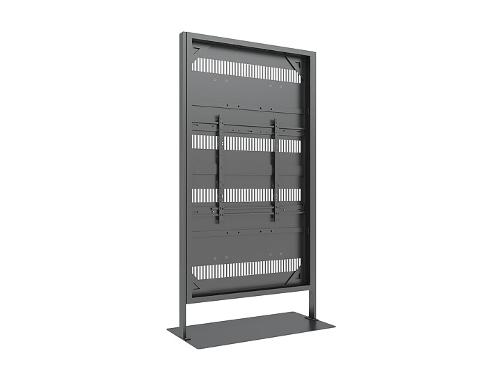 M Pro Series Enclosure 86" Totem Floorbase Black