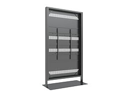 M Pro Series Enclosure 98" Totem Floorbase Black