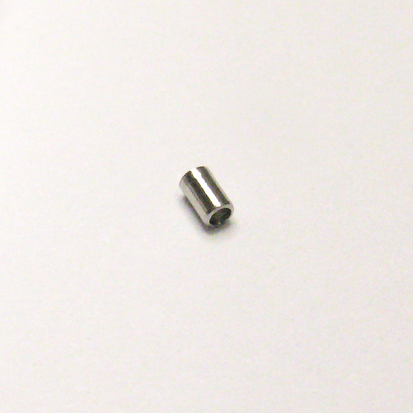 Kronrör till boett, rak profil. L: 2,0 mm. Ø 1,3 mm. 