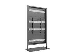 M Pro Series Enclosure 85" Totem Floorbase Black