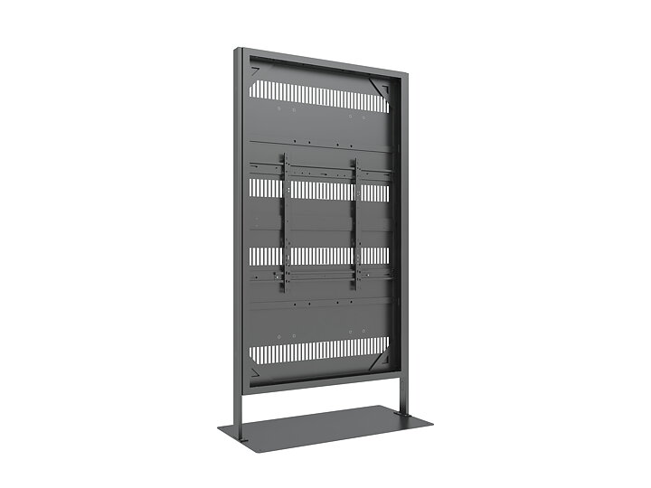 M Pro Series Enclosure 85" Totem Floorbase Black