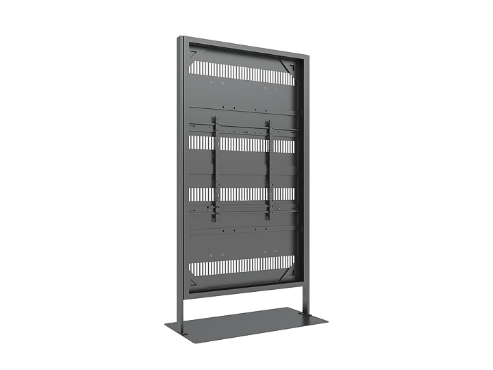 M Pro Series Enclosure 85" Totem Floorbase Black