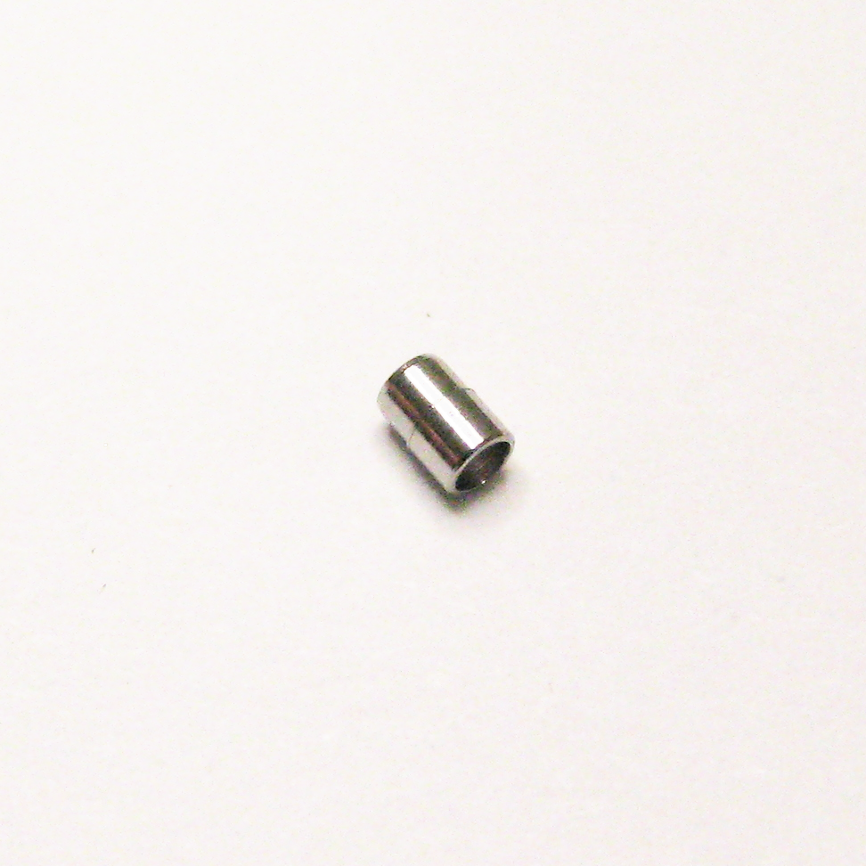 Tub med skuldra. L: 2,3 / 1,2 mm. Ø 1,6 / 1,5 mm.