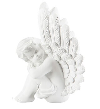  Ängel sittande kerub shabby chic lantlig stil Gårdsromantik