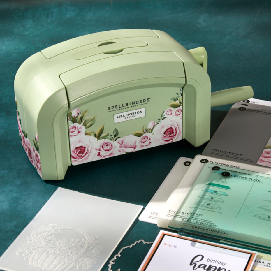 Platinum SIX Die Cutting & Embossing Machine 6" - Lisa Horton Craft, Spellbinders