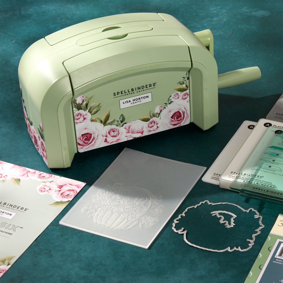 Platinum SIX Die Cutting & Embossing Machine 6" - Lisa Horton Craft, Spellbinders - 4